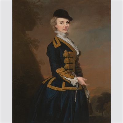 Custom Historical Portrait of a Young Woman of the Fortesque Family of Devon,by myDaVinci - myDaVinci
